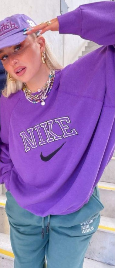 Nike Vintage Crew Neck light Purple