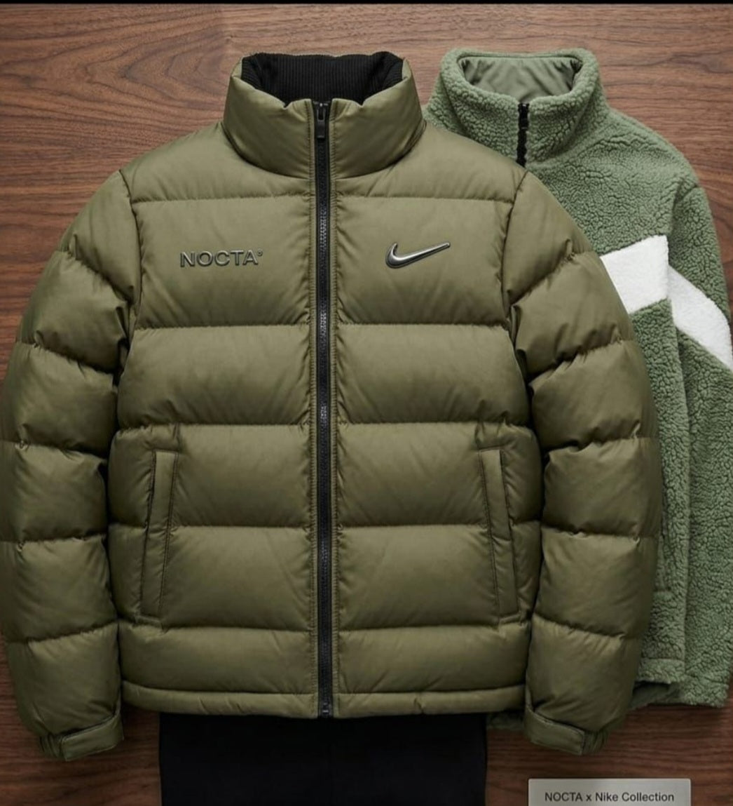 OG Olive Nocta Nike Puff and Fleece Jacket