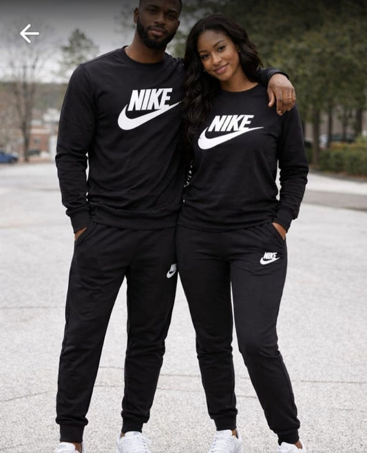 Nike Black Men's and Women's Tracksuits